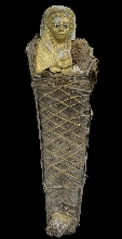 Mummy with gilded mask