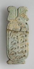 Cartouche-amulet met zegel van de necropool