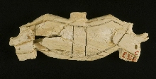 Amulette en forme de double taureau
