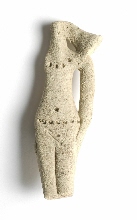 Fragment of a figurine of a naked woman