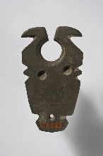 Amulet decorated with bird heads