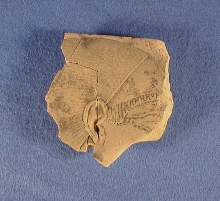Fragment of the head of a goddess or queen