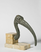 Fragment of an ibis figurine