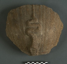Fragment of the headdress of a statue