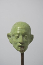 Fragment of a statuette: small head