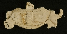 Amulet in de vorm van dubbele stier