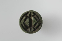 Button seal with lion-shaped handle
