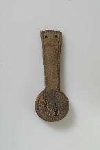 Amulette en forme de contrepoids de collier menat