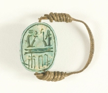 Ring with scarab of Ramesses II