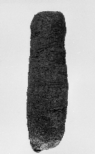 Elongated package containing mud and grain