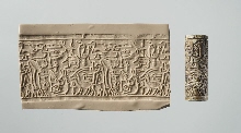 Cylinder seal with several figures