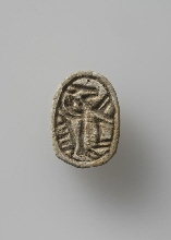 Scarab with ibex