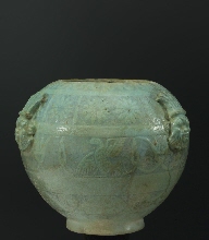 Graeco-Egyptian vase with appliques