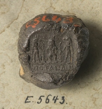 Seal imprint with inscription