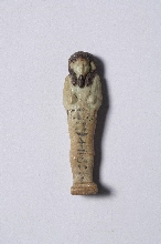 Ouchebti de Pediptah, prêtre d'Anubis et de Bastet, avec inscription