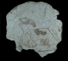 Fragments of a hunting scene