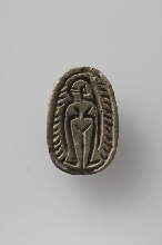 Scarab with naked branch goddess