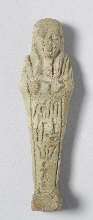 Oesjabti van Wah-ib-Ra; met inscriptie