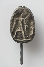 Scarab with winged deity