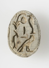 Scaraboïde en forme de hérisson dédié à Khonsou