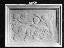 Putti and lion