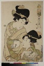 Fūzoku jūni toki (Traditions au cours des douze heures): L'heure du Mouton ou la jeune fille des villes (Hitsuji machi musume)
