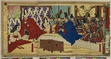 Dai Nippon shiryaku zue (Histoire abrégée et illustrée du Grand Japon): Takakura, le 81e Empereur