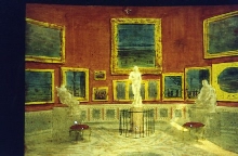 Vues d'optique pour Mégaléthoscope : Florence, Salle de Musée Vénus de Médici