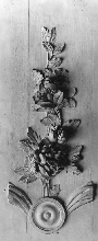 Panel with flowers