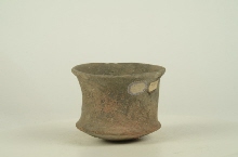 Small carinated vase with flaring rim