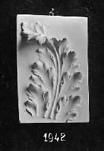 Panel with acanthus leaf