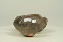 Bowl with conical base and receding rim
