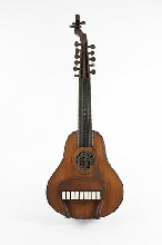 Cittern with keyboard