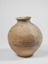 Vessel with round body and short neck