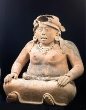 Statue représentant Cihuateotl, déesse des femmes mortes en couches