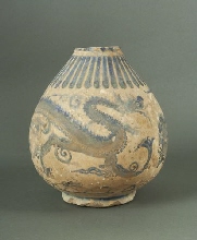 Bottle with dragon