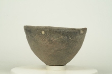 Bowl with conical base and flaring rim