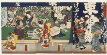 Imayō mitate shinōkōshō (Modern parody of the four social classes): Merchant class 
