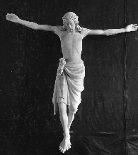 Statue of a calvary: Christ on the Cross