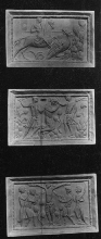 Paneel van het deksel van de reliekschrijn van Sint-Ode