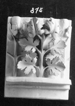 Architectural element with foliage