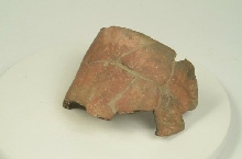 Fragment of a pot with straight wall