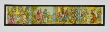 Glass slide of magic lantern: Biblical scenes