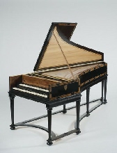 Klavecimbel met dubbel klavier