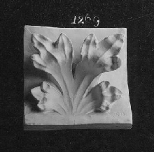 Architectural element with foliage