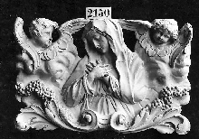 Panel with the Virgin and cherubs