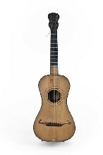 Guitar with six strings