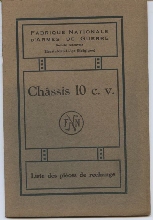 Catalogue: Châssis 10 c.v.