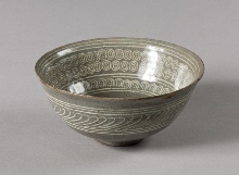 Bowl with inlay decoration