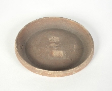 Assiette en céramique découverte en 1813